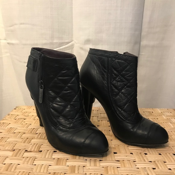Quilted Leather Chanel Booties - Picture 2 of 9